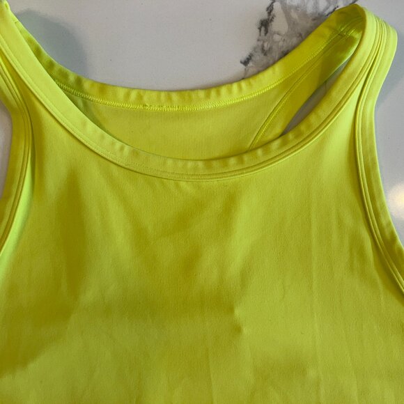 Lululemon Align Hip-Length Racerback Tank Top - Electric Lemon - Size 16 - Picture 6 of 9